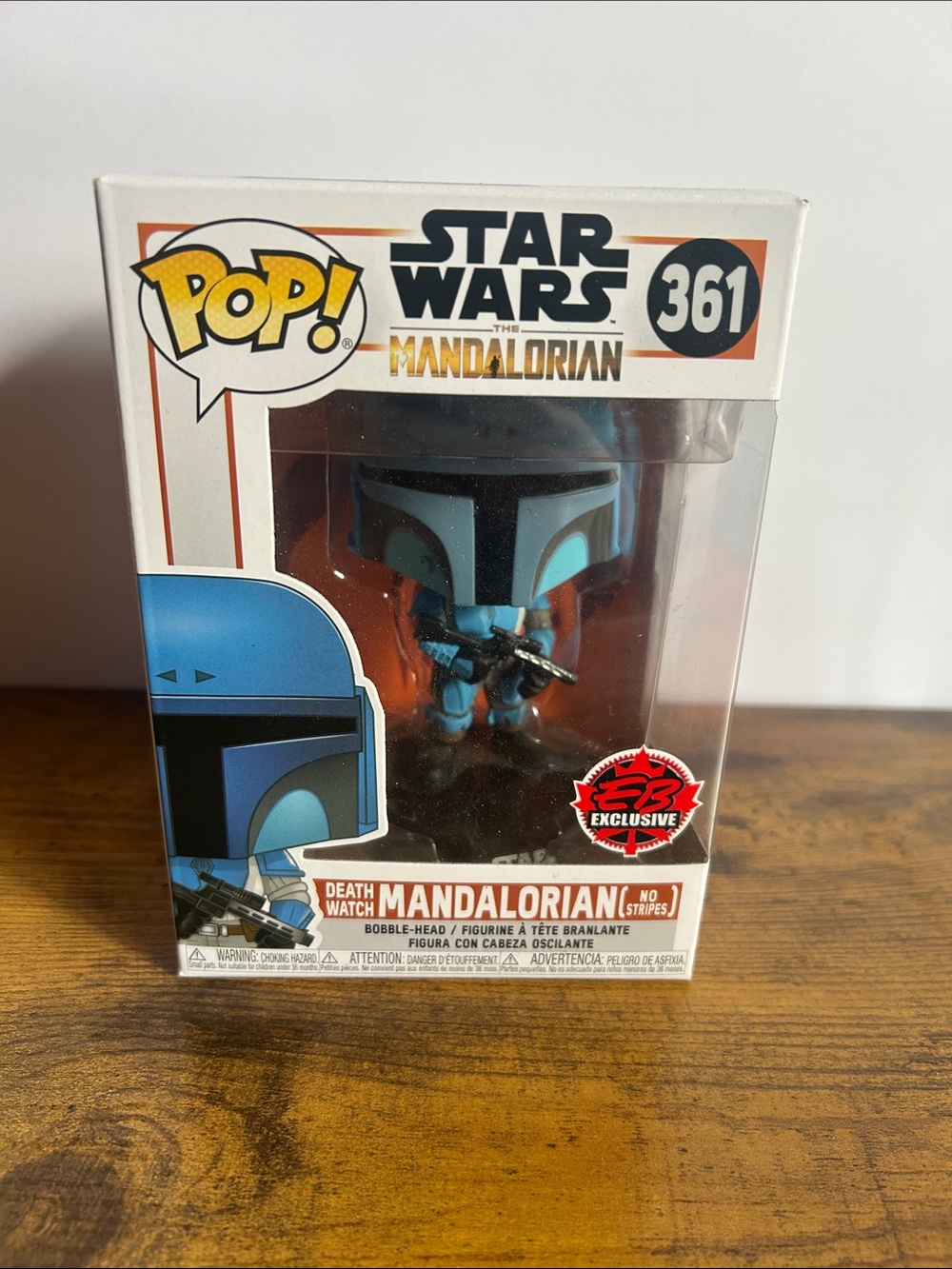 Funko Pop! Star Wars The Mandalorian #361 Blue Mandalorian (Death Watch)